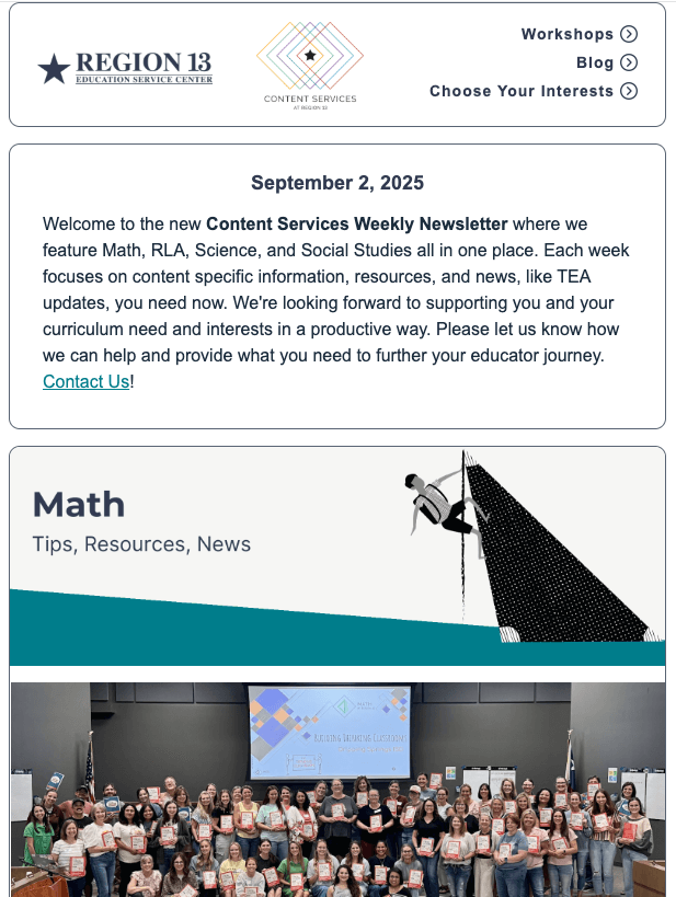 CS Weekly Newsletter